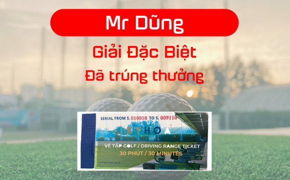 Công bố giải thưởng bốc thăm may mắn
